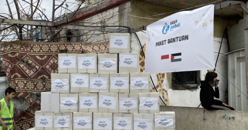 Paket Bantuan Saya Peduli Sampai ke Korban Palestina